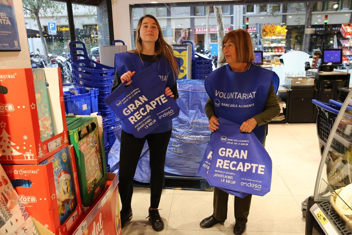 Inician la campaña solidaria para el Banco de Alimentos en Barcelona