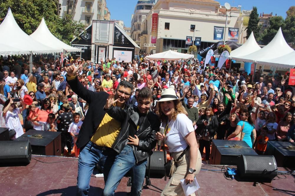 Las imágenes del festival solidario Soles de Málaga en la calle Alcazabilla.