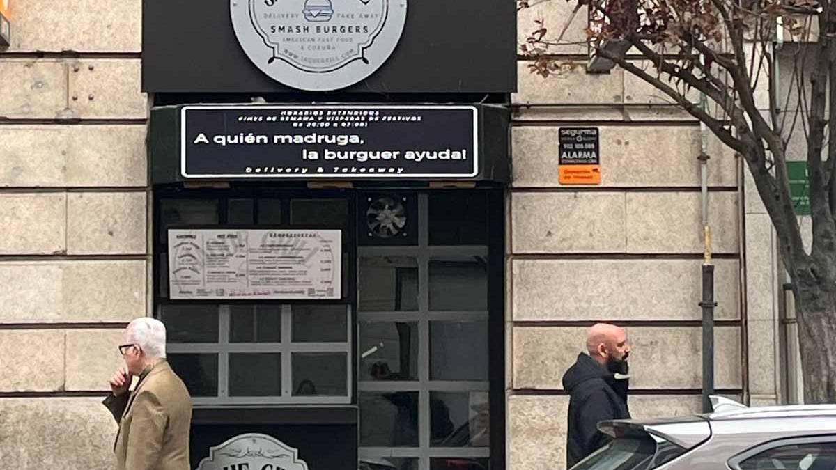 La hamburguesería que cambia el refranero en A Coruña.