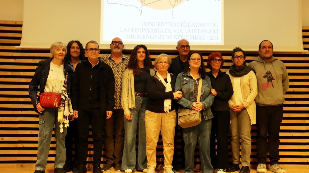 Miembros de la Plataforma Via Laietana 43, este jueves en la cárcel la Model