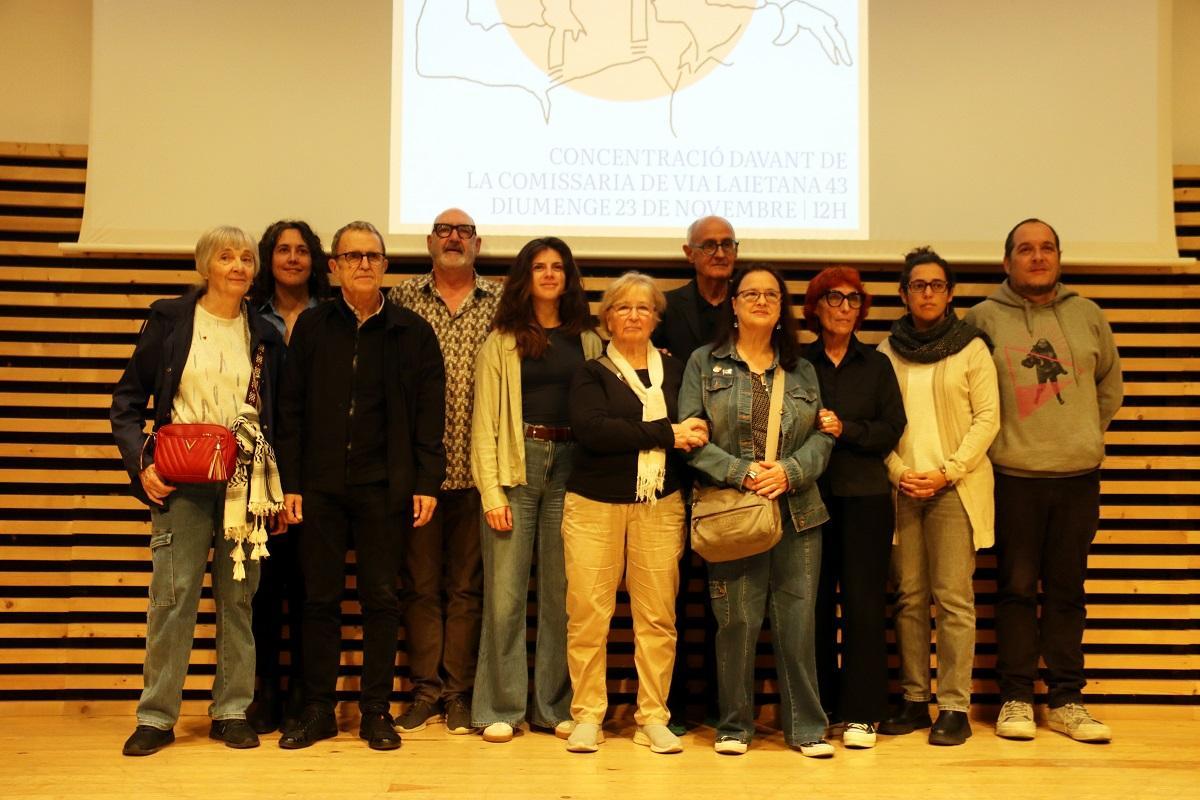 Miembros de la Plataforma Via Laietana 43, este jueves en la cárcel la Model Miembros de la Plataforma Via Laietana 43, este jueves en la cárcel la Model