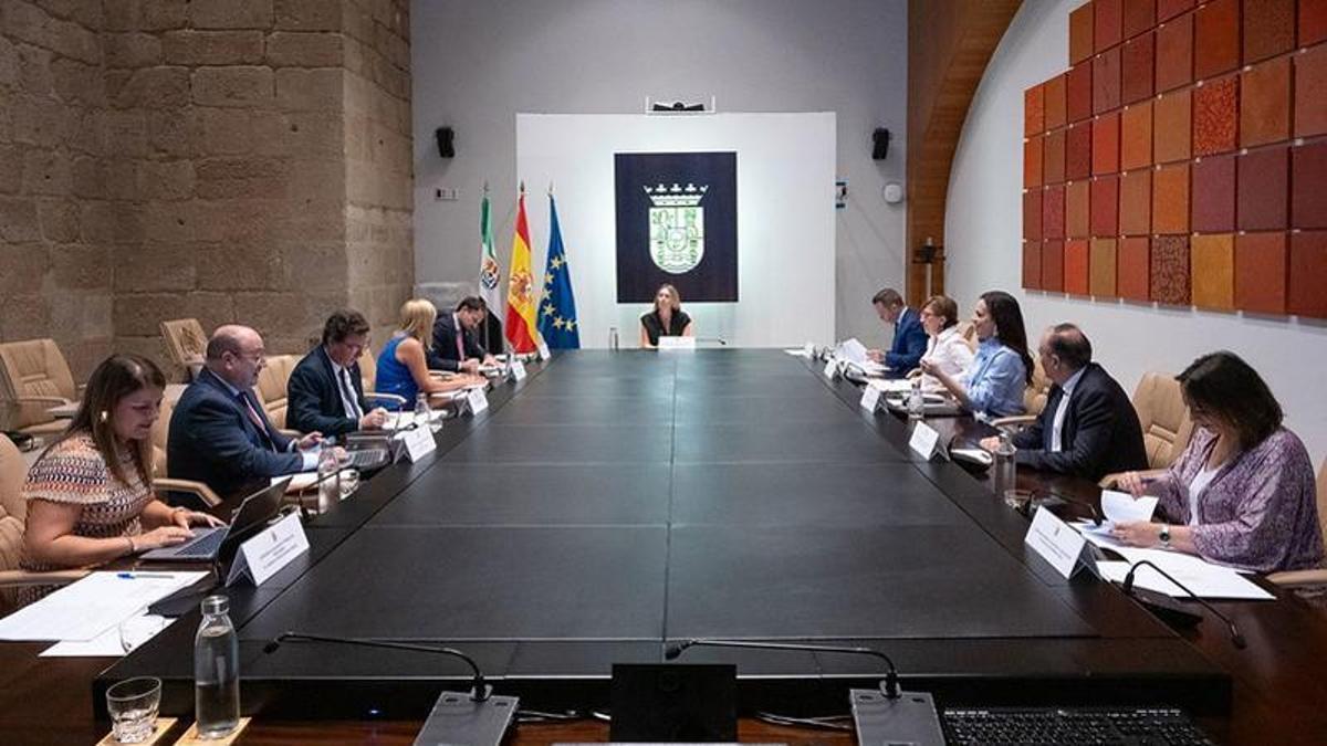Reunión del Consejo de Gobierno de la Junta de Extremadura.