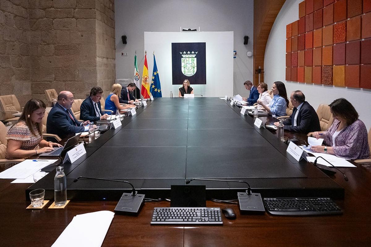 Reunión del Consejo de Gobierno de la Junta de Extremadura.