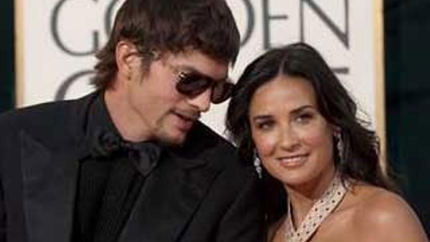 Demi Moore y Kutcher contagian a Hollywood