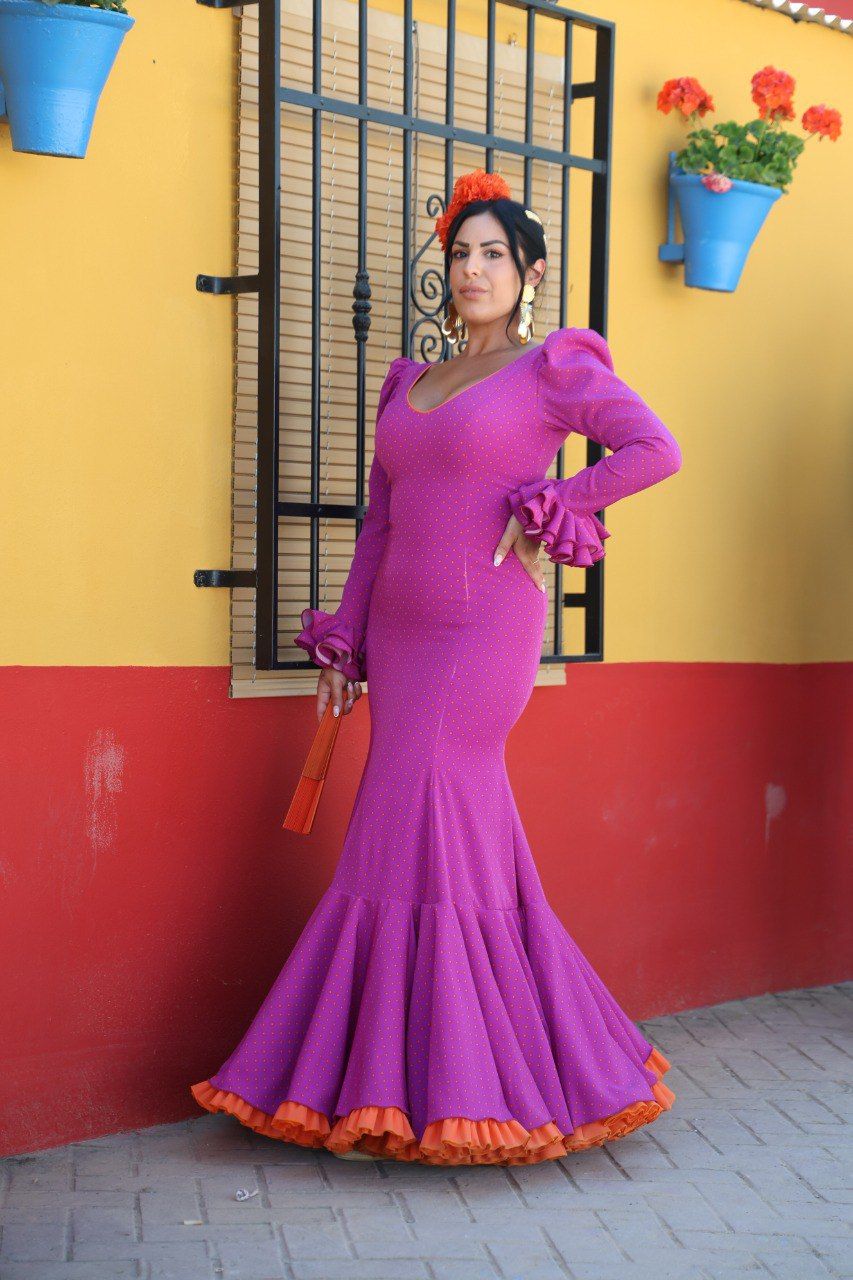 Sandra Ramírez con traje de Anica