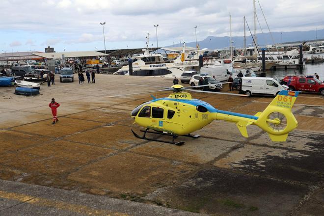 Fallece un buzo que extraía navaja en aguas de O Grove
