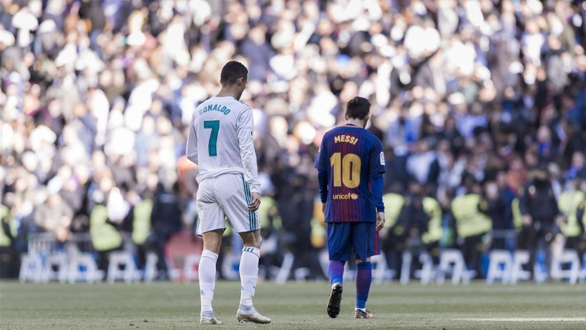 Messi y Cristiano Ronaldo