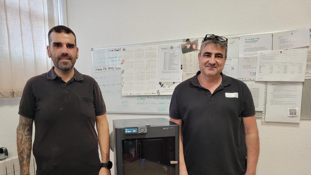 Josep Jódar i David Martínez han ideat els sensors en 3D