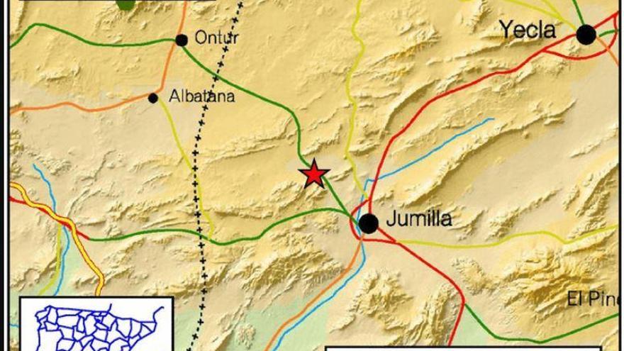 Un terremoto de dos grados sacude Jumilla