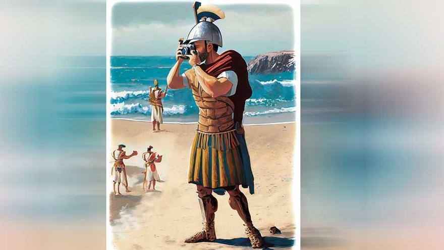 2.000 Jahre Mallorca-Hype: Früher nutzten die Urlauber Schwerter, heute Visakarten
