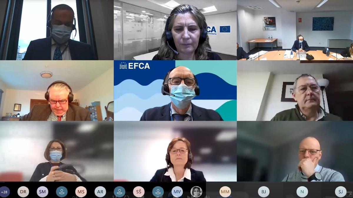 La reunión de la EFCA, por vía telemática.