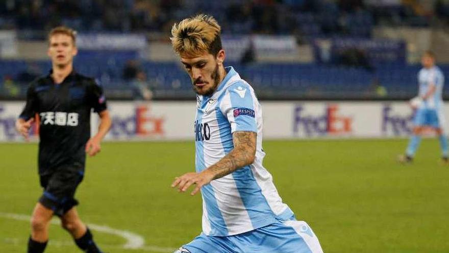 Luis Alberto, en el partido del jueves contra el Niza.