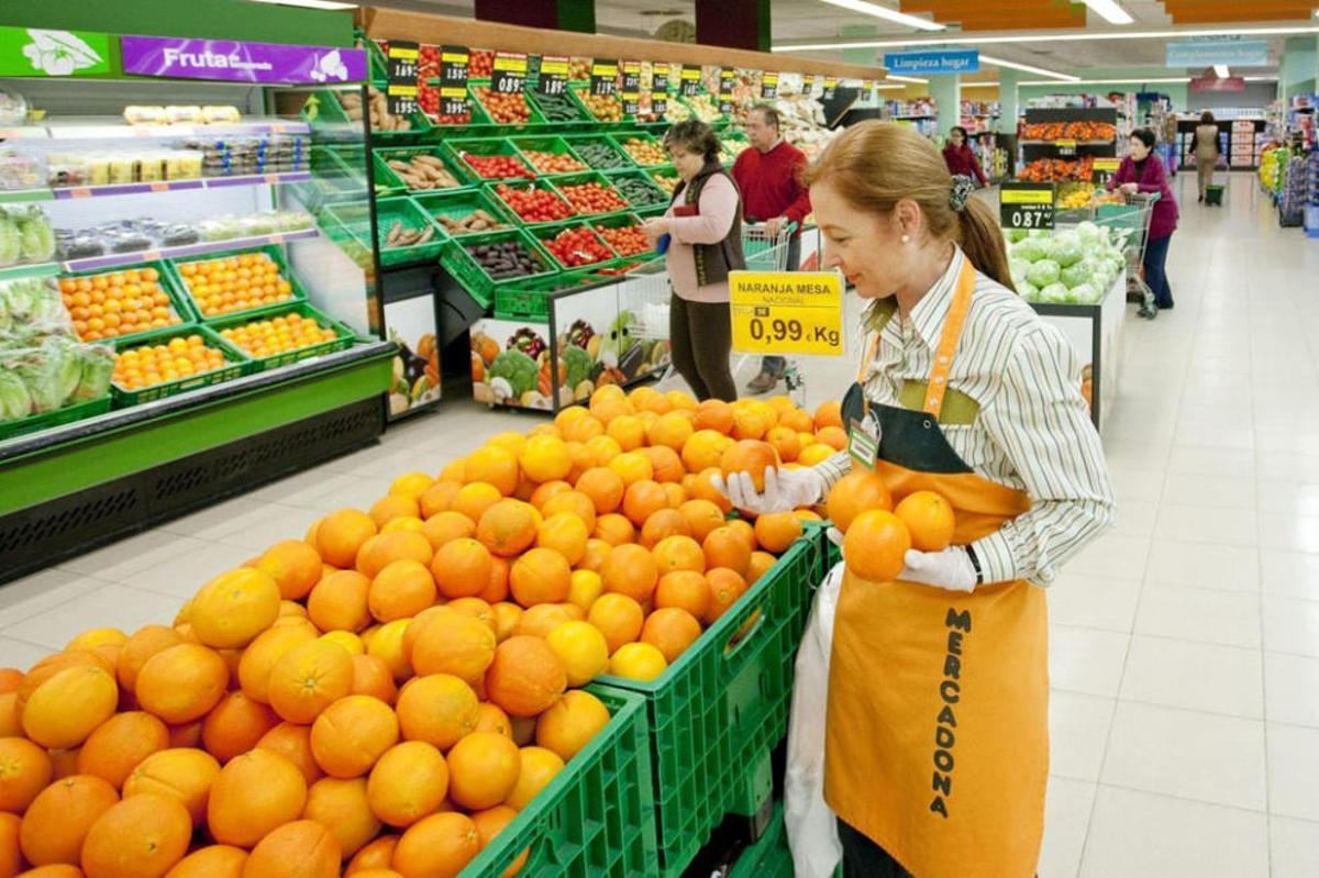 Imagen de un supermercado Mercadona.