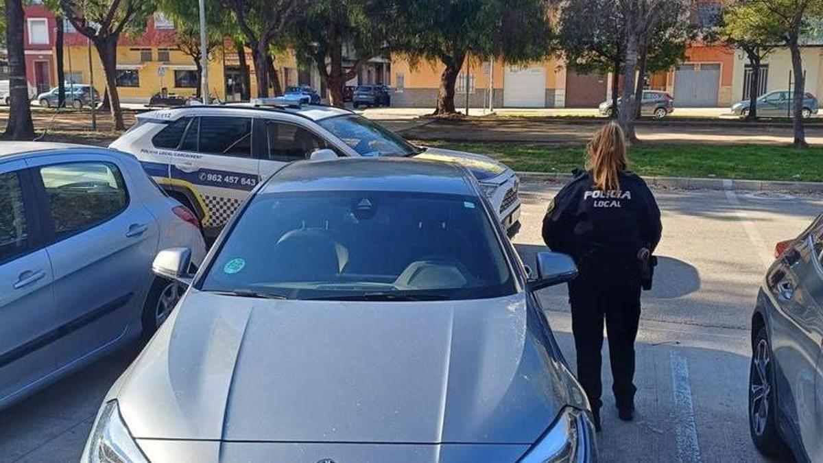 Coche sustraído.