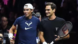 Federer abre la puerta a jugar dobles con Nadal: "Si me lo pide, ahí estaré"