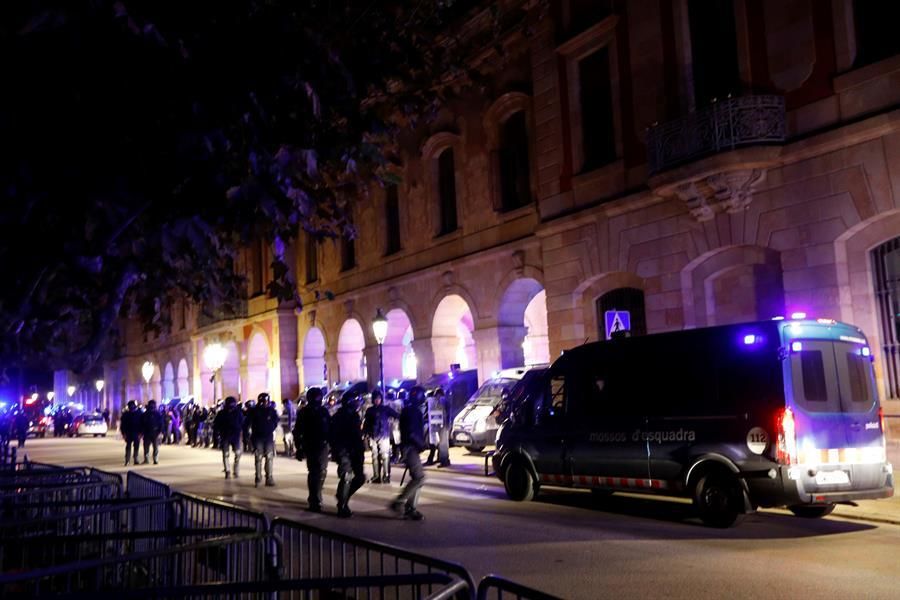 Protestas en Barcelona por la inhabilitación de Torra