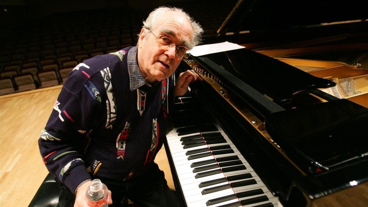 Michel Legrand, fotografiado en Madrid en el 2005