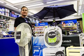 Las altas temperaturas en Vigo disparan la venta de ventiladores