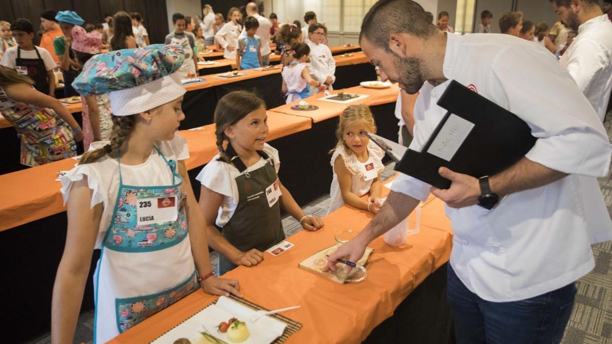 Un momento del casting de una edición anterior de &#039;Masterchef Junior&#039;