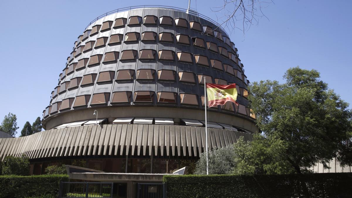 Una imagen de la fachada de la sede del  Tribunal Constitucional.