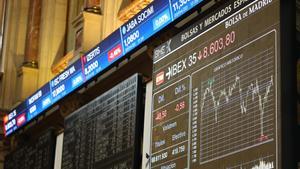 L’Ibex 35 assoleix els 8.500 després de començar el dia amb una pujada del 0,84%