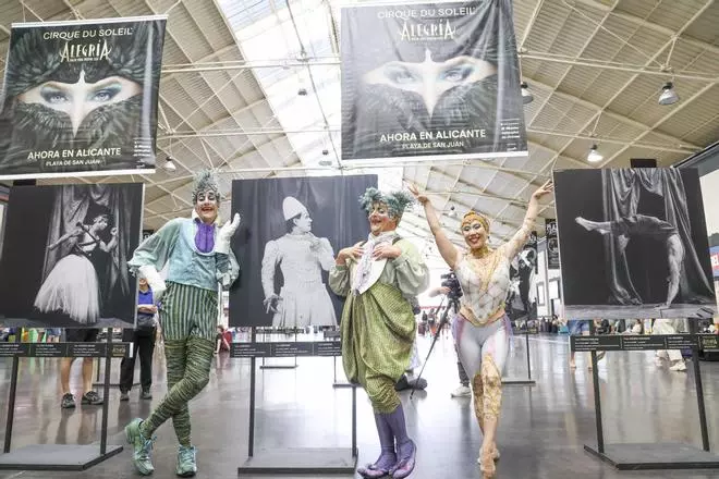 La exposición "Backstage" del Circo del Sol recibe a los visitantes en Alicante