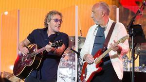 Roger Daltrey y Pete Townshend, de The Who, en el 2015.