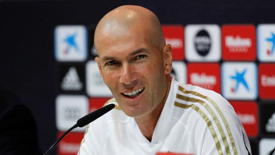 El entrenador del Real Madrid, Zinedine Zidane.