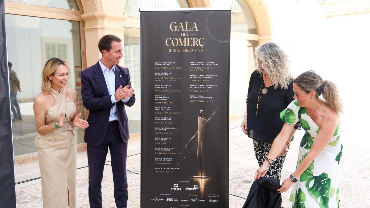 Imágenes de la presentación de la Gala del Comerç de Mallorca 2026
