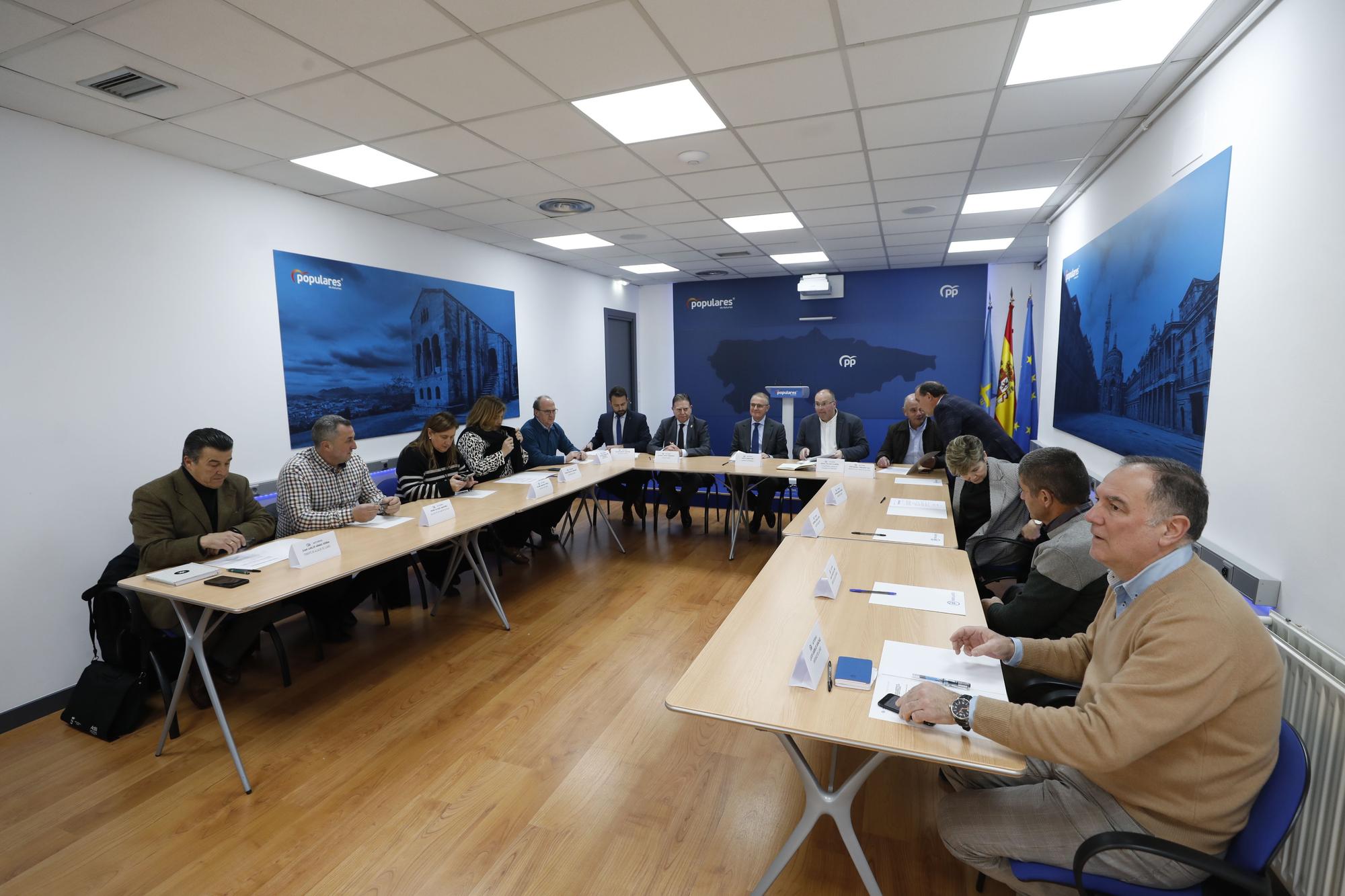 EN IMÁGENES: Miguel Tellado, el vicesecretario general del Partido Popular, de visita en Oviedo