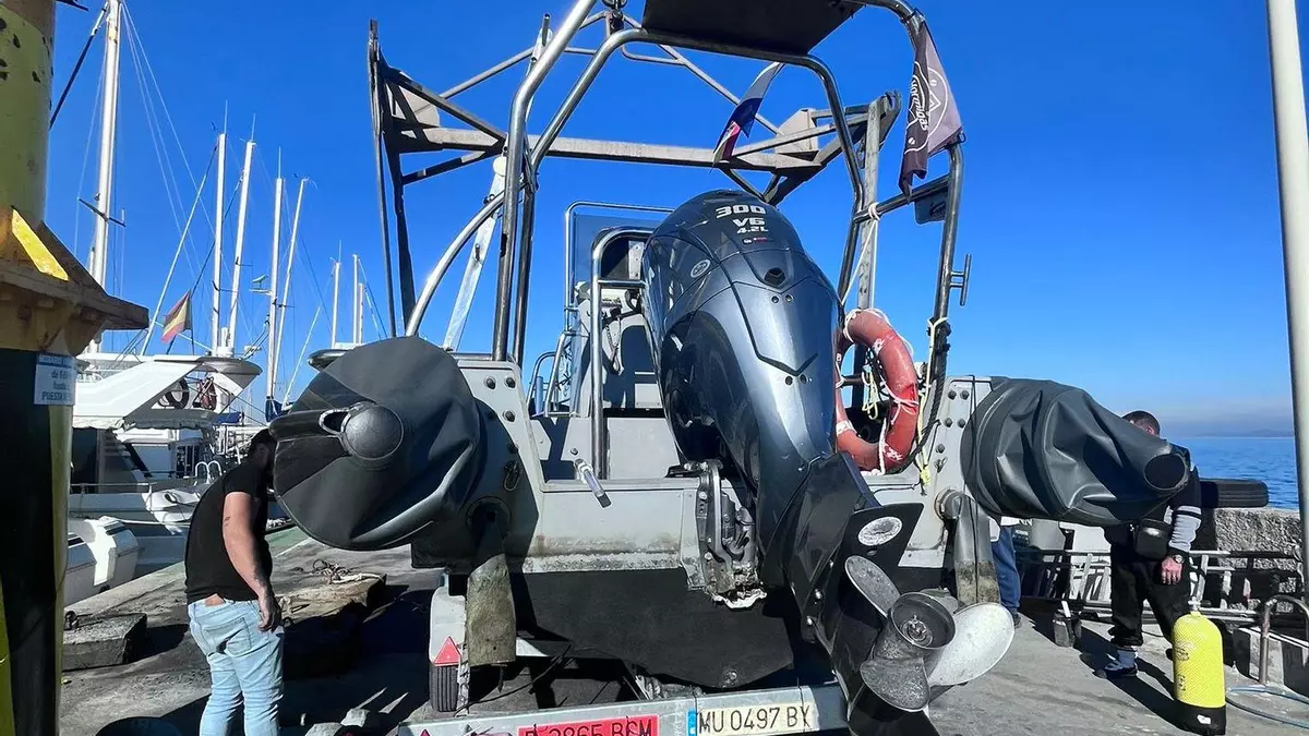 Buscan a tres sujetos que intentaron robar dos lanchas de buceo y hasta un barco de la Guardia Civil en Cabo de Palos