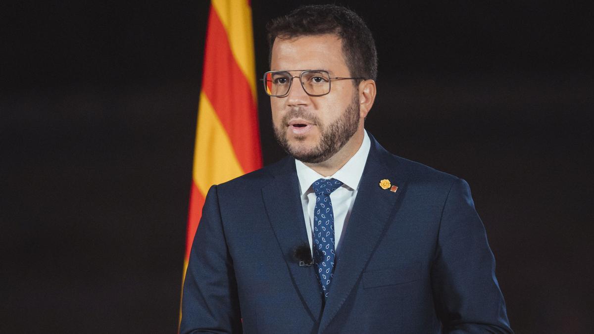 President Aragonès: "Catalunya tornarà a votar"