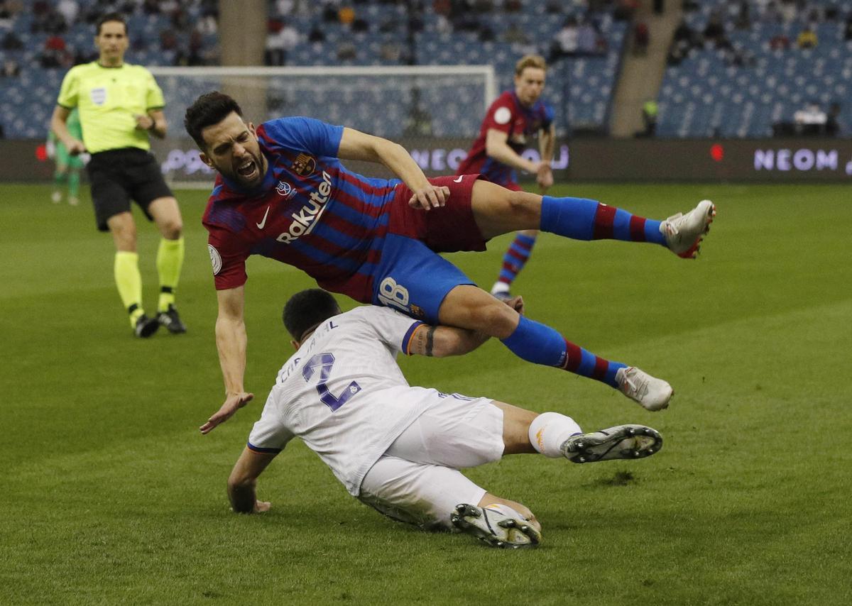 Dani Carvajal y Jordi Alba.