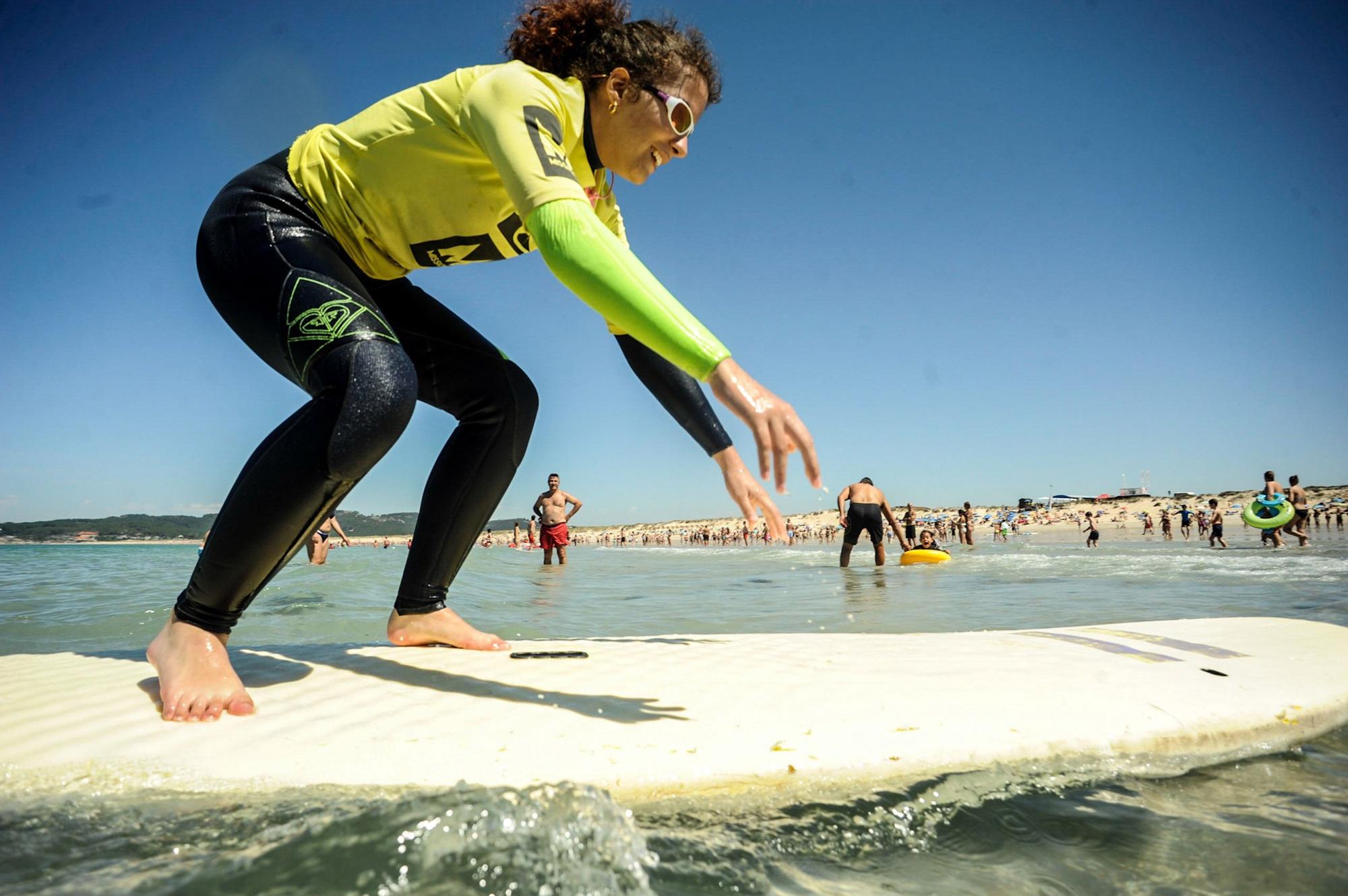 Clases de surf en A Lanzada.