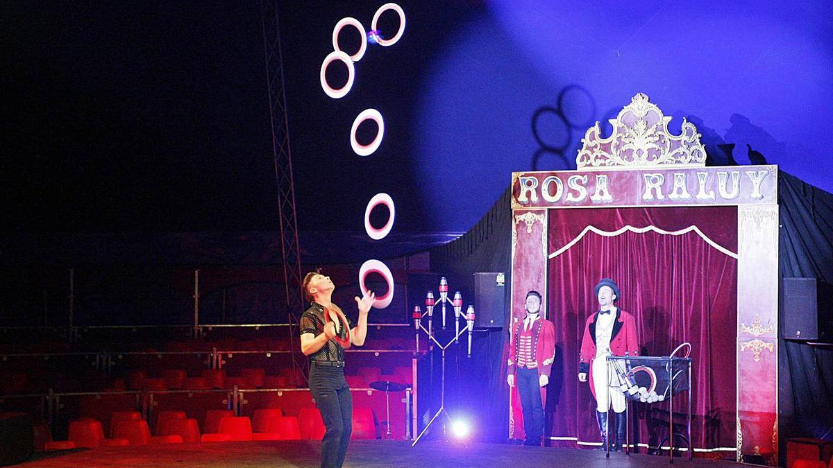 Una imatge d’arxiu de l’espectacle de Rosa Raluy. | MARC MARTÍ