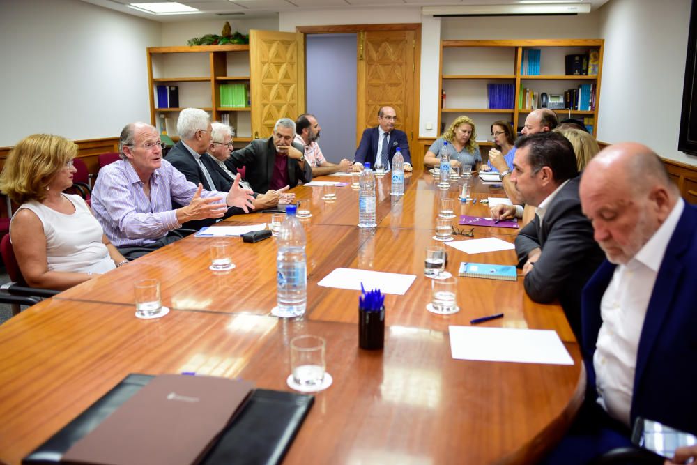 El presidente del Gobierno de Canarias, Fernando ...