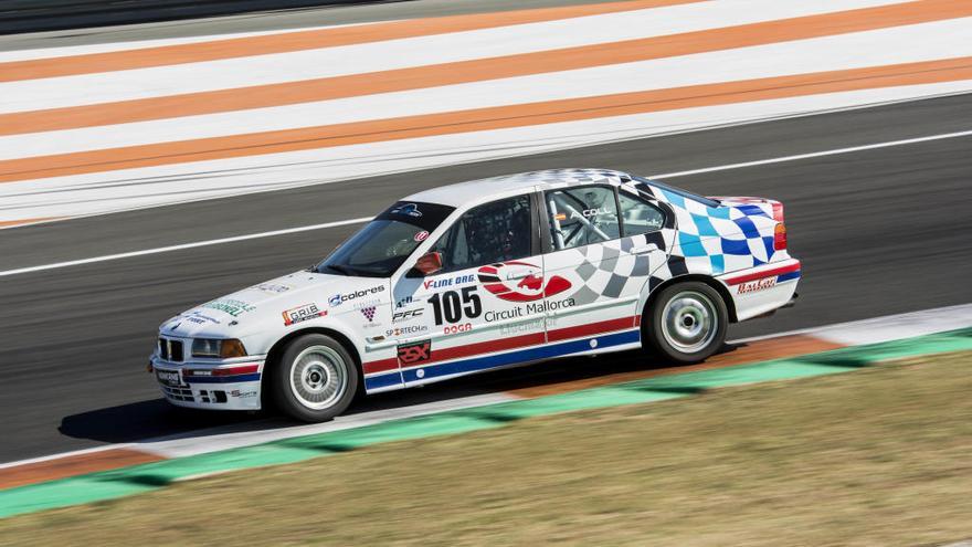 El BMW de Albert Coll en Cheste