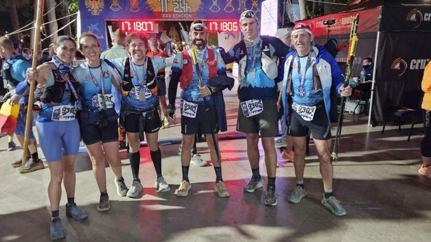Galaicos participantes en los 101 kilómetros de La Legión.