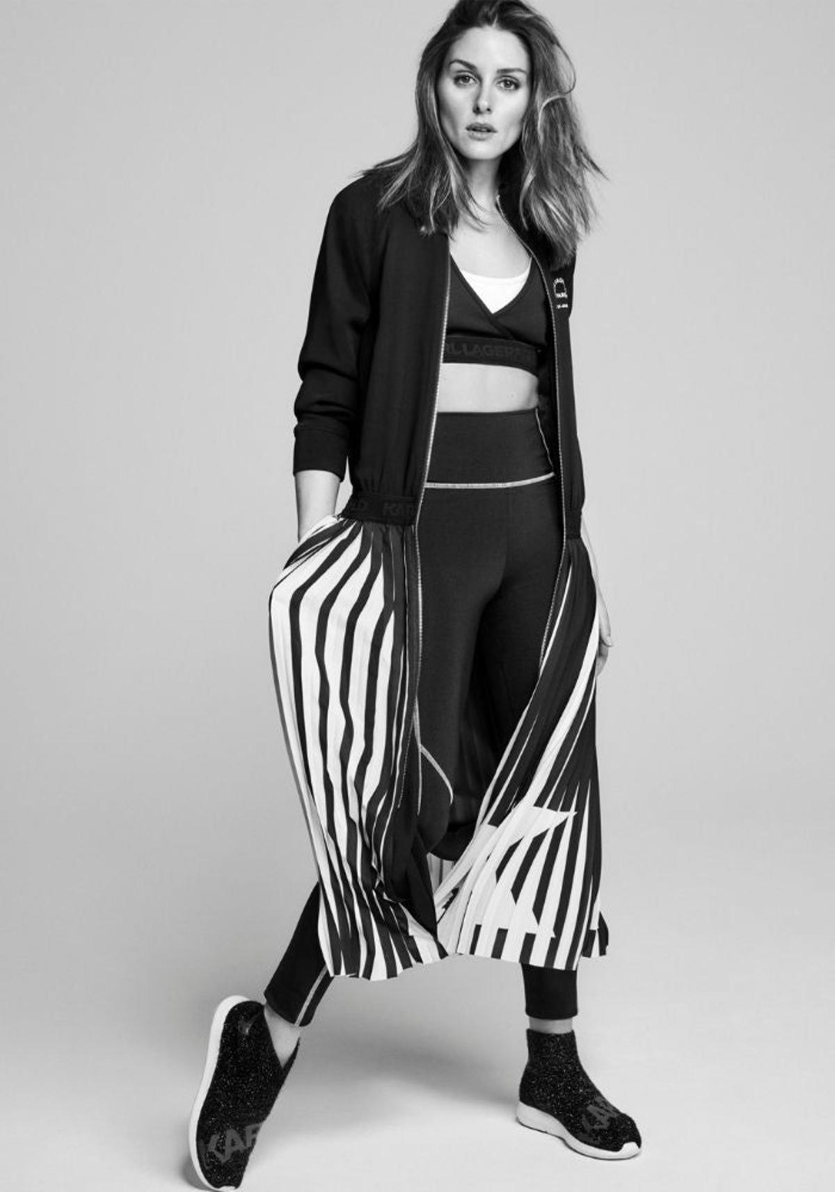 Karl Lagerfeld styled by Olivia Palermo