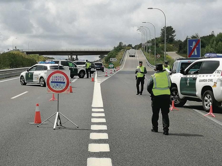 Control de tráfico y de desplazamientos a segundas residencias en la autopista de Inca.