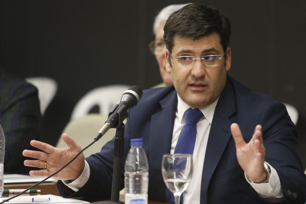 Jesús León, en su etapa como presidente del Córdoba CF.