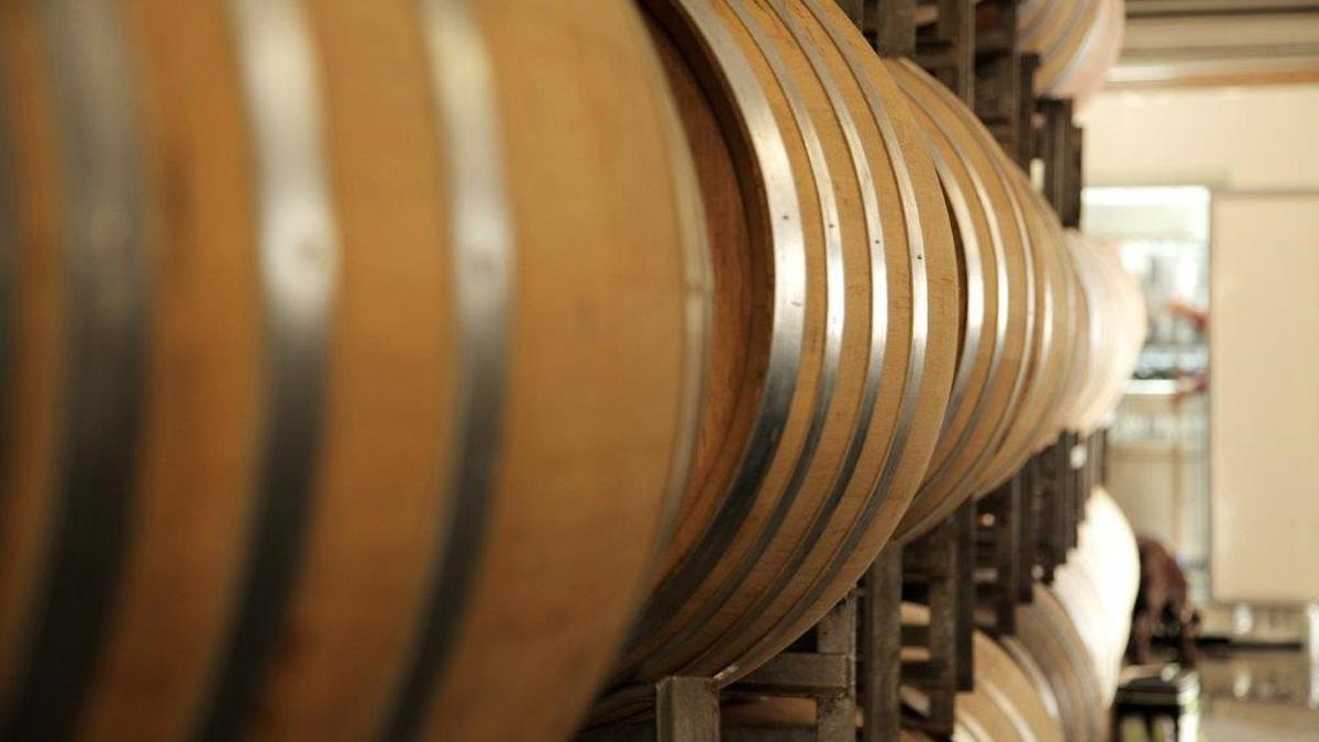 Archivo - Barricas de vino.