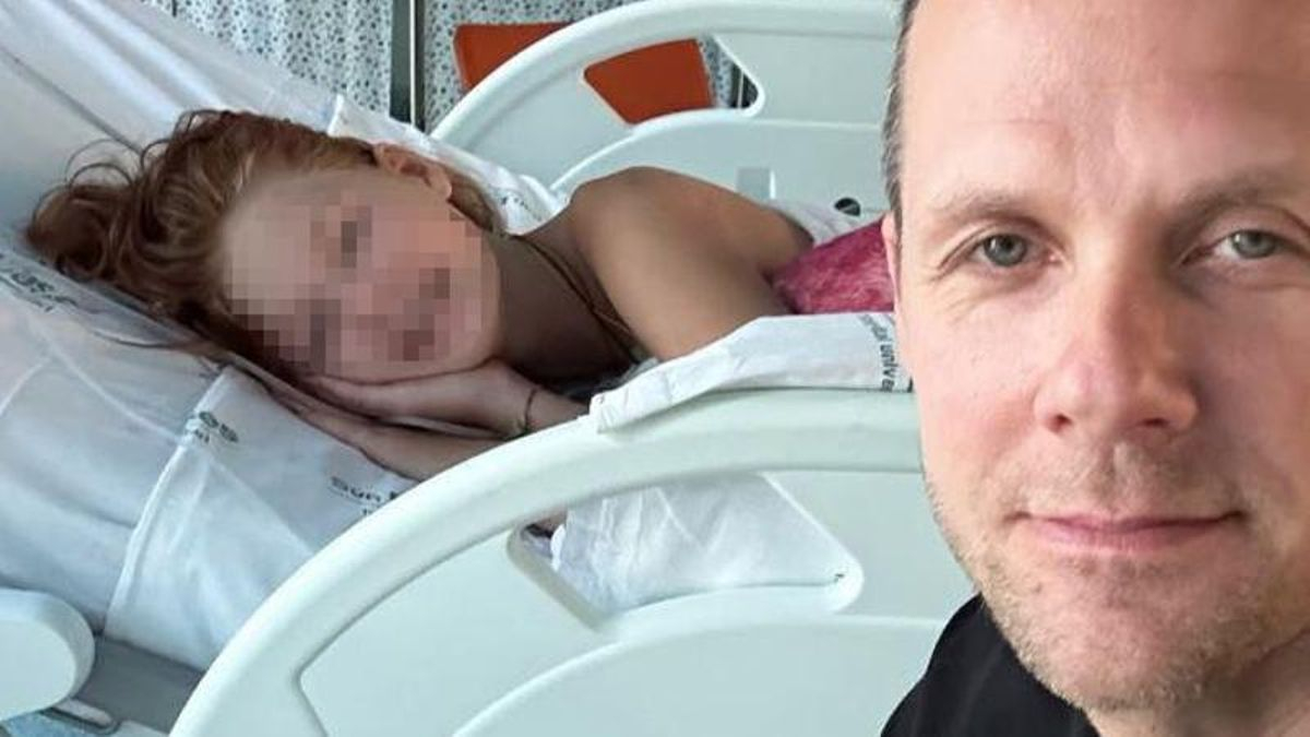 Adam Beyer, con la pequeña Uma, en la foto que ha publicado en Instagram.