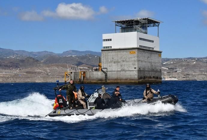 08/05/2019 TALIARTE. TELDE. Simulacro del ejército de operación contra el tráfico de drogas . Fotógrafa: YAIZA SOCORRO.  | 08/05/2019 | Fotógrafo: Yaiza Socorro