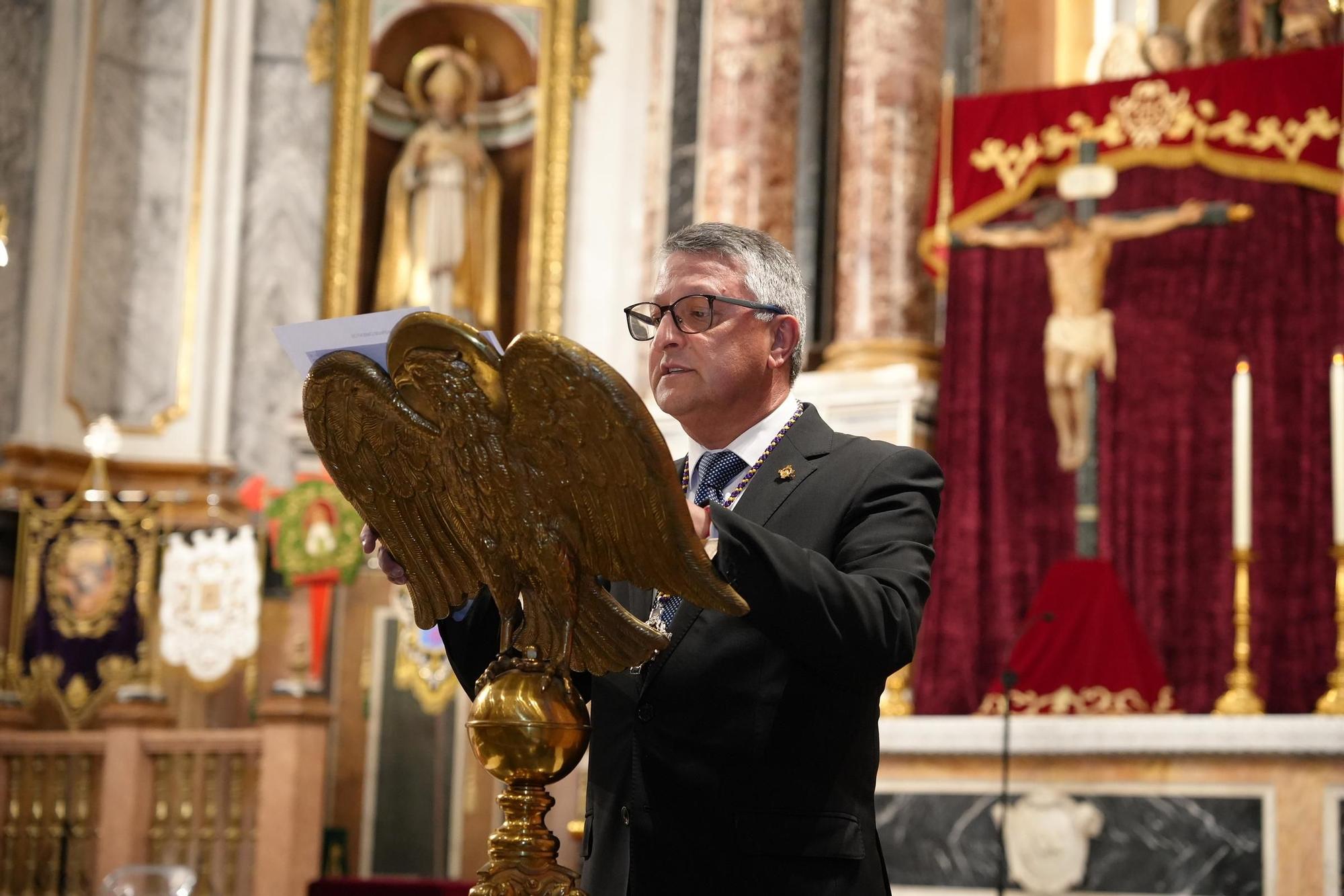 Las fotos de la misa para conmemorar el 50º aniversario de la Junta Central de Semana Santa de Vila-real