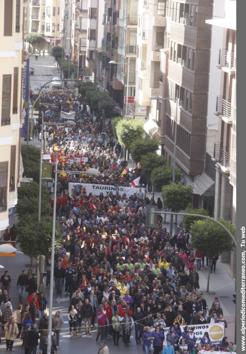 GALERÍA DE FOTOS -- Seguimiento de la manifestación protaurina -- Parte 1