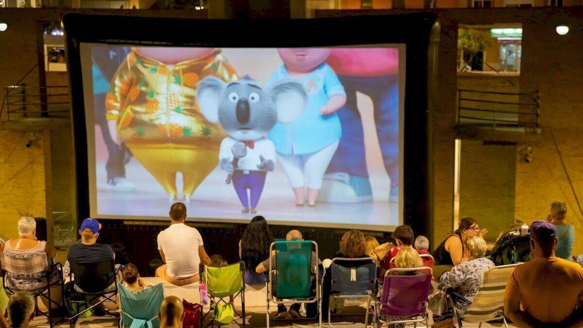 Cine de verano en Paterna, en imagen de archivo.