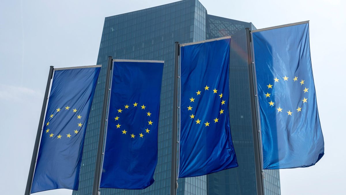 Headquarters of the European Central Bank in Frankfurt. Headquarters of the European Central Bank in Frankfurt.