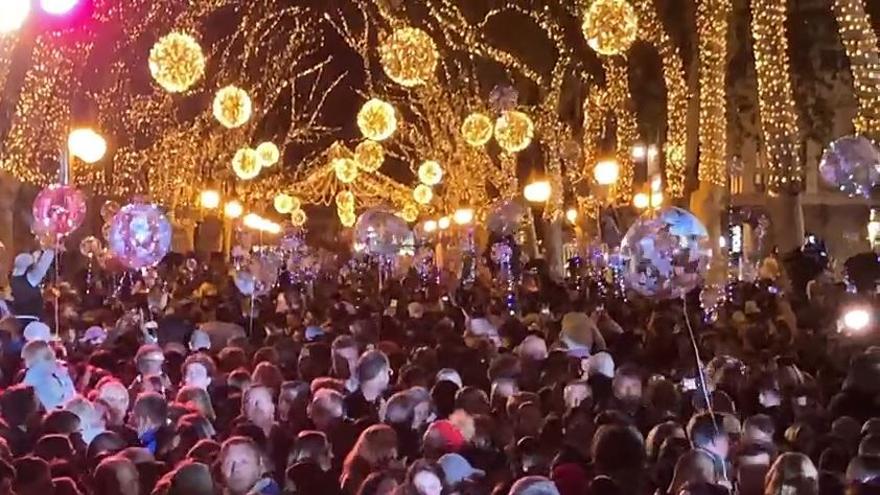 VÍDEO | Así ha sido el encendido de luces de Navidad en Palma