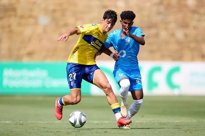 Valentín Pezzolesi, el alumno más aventajado de una cantera de la UD Las Palmas que quiere pisar fuerte